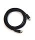 CABLE ANTENA PEPEGREEN NEGRO 1.8M M/H