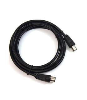 CABLE ANTENA PEPEGREEN NEGRO 1.8M M/H