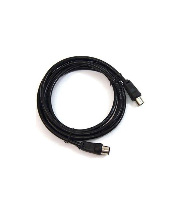 CABLE ANTENA PEPEGREEN NEGRO 1.8M M/H