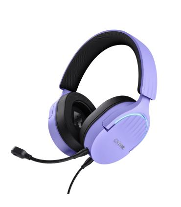Trust GXT 490P FAYZO Auriculares Almbrico Diadema Juego USB Tipo A Negro, Prpura