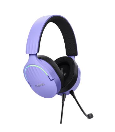 Trust GXT 490P FAYZO Auriculares Almbrico Diadema Juego USB Tipo A Negro, Prpura