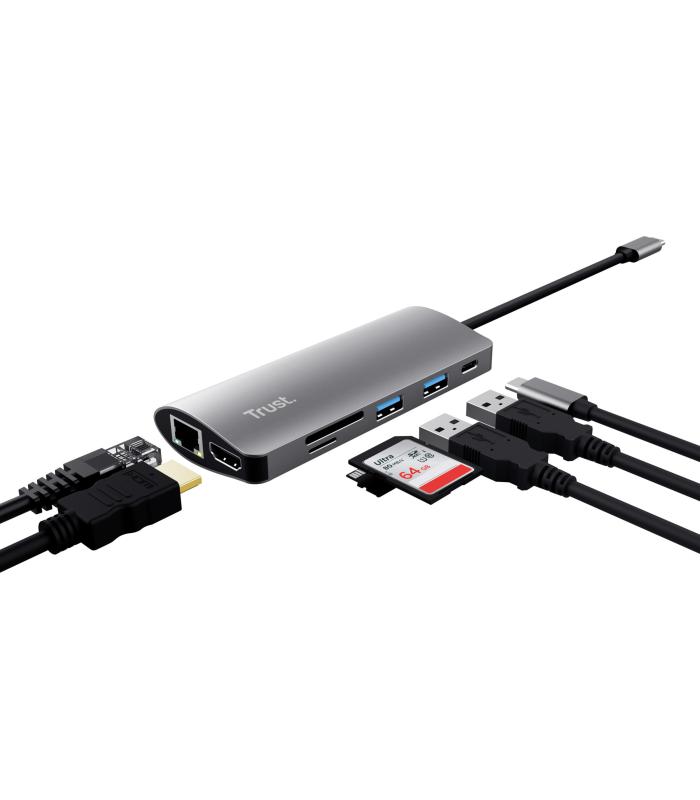 Trust Dalyx Tarjeta Y Adaptador De Interfaz Interno HDMI, RJ-45, USB 3.2 Gen 1 (3.1 Gen 1)
