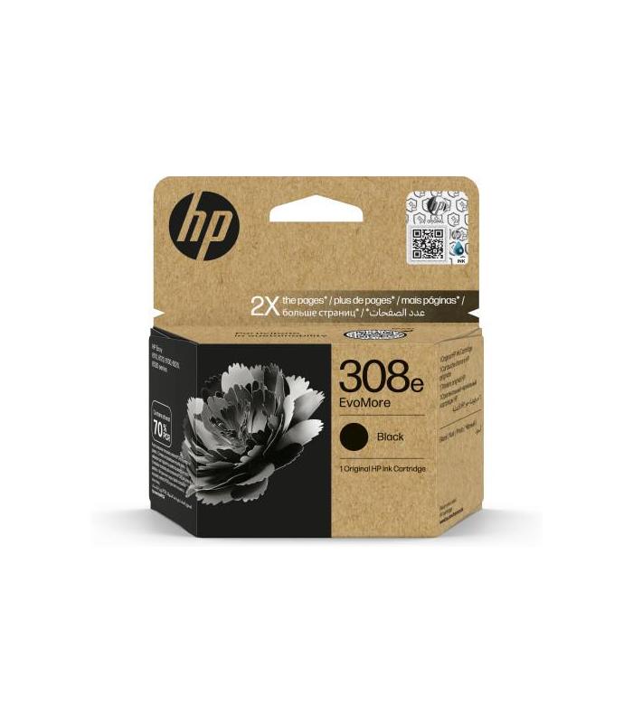 HP Cartucho de Tinta Original EvoMore 308e negra