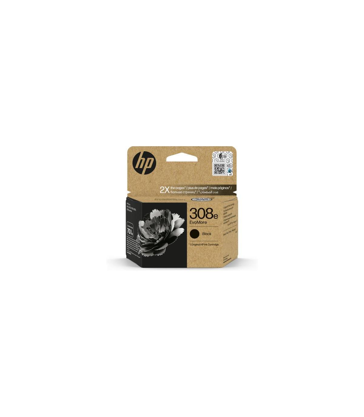 HP Cartucho de Tinta Original EvoMore 308e negra