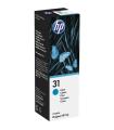 Botella De Tinta Original HP N31/ Cian