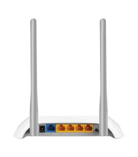 TP-LINK TL-WR850N Router Inalmbrico Banda Nica (2,4 GHz) Ethernet Rpido Gris, Blanco