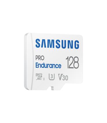 Tarjeta De Memoria Samsung Pro Endurance 128GB MicroSD XC Con Adaptador  Clase 10  100MBs