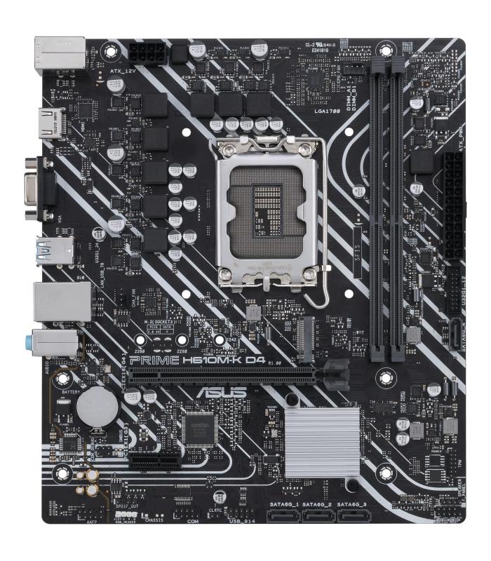 ASUS PRIME H610M-K D4 Intel H610 LGA 1700 Micro ATX