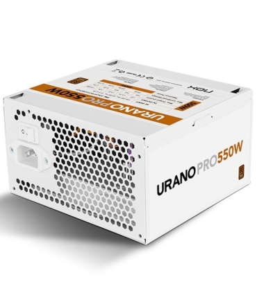 Fuente de Alimentacin Nox Hummer Urano Pro White/ 550W/ Ventilador 12cm/ 80 Plus Bronze