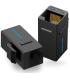 Adaptador Conector RJ45 VDD-B07-B Cat5e UTP/ RJ45 Hembra - RJ45 Hembra/ Negro