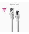 Cable De Red RJ45 SSTP Nanocable 10.20.2000-L25 Cat.8.1  25cm  Gris