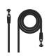 Cable De Red RJ45 SSTP Nanocable 10.20.2000-L25-BK Cat.8.1  25cm  Negro