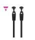 Cable De Red RJ45 SSTP Nanocable 10.20.2000-L25-BK Cat.8.1  25cm  Negro