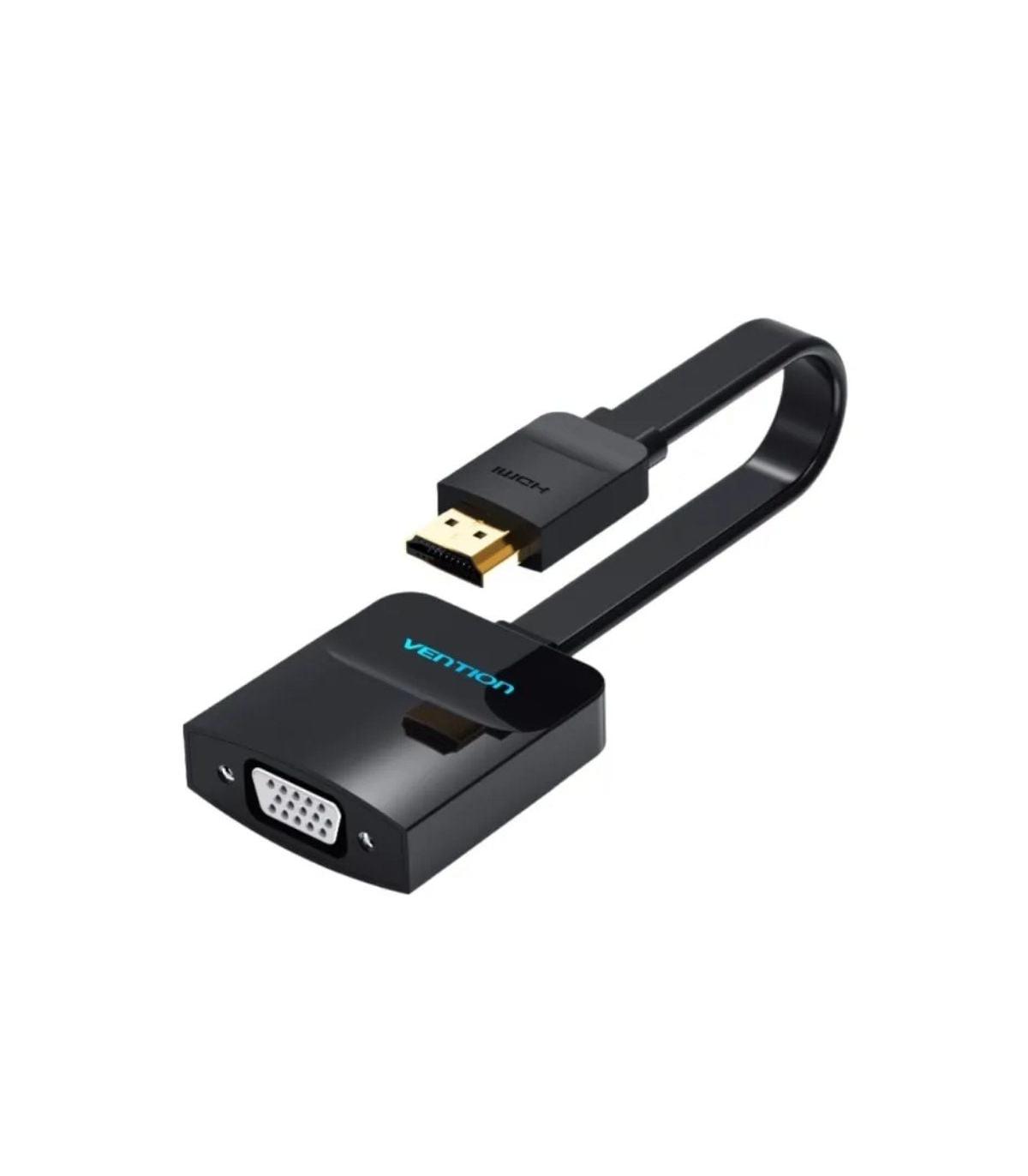 Cable Conversor Vention 74345/ HDMI Macho/ VGA Hembra/ 15cm/ Negro