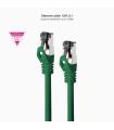 Cable De Red RJ45 SSTP Nanocable 10.20.2000-L30-GR Cat.8.1  30cm  Verde