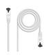 Cable De Red RJ45 SSTP Nanocable 10.20.2002-W Cat.8.1  2m  Blanco