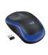 Ratn Inalmbrico Logitech M185  Hasta 1000 DPI  Azul