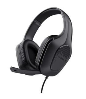 Auriculares Gaming con Micrfono Trust Gaming GXT 417 Zirox/ Jack 3.5/ Negros