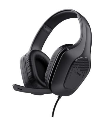 Auriculares Gaming con Micrfono Trust Gaming GXT 417 Zirox/ Jack 3.5/ Negros