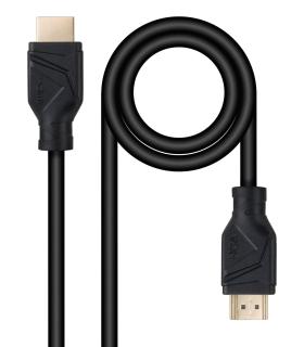 Cable HDMI 2.1 8K Nanocable 10.15.8301-L150  HDMI Macho - HDMI Macho  1.5m  Negro