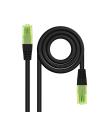 Cable De Red RJ45 UTP Nanocable 10.20.1400-BK Cat.6/ 50cm/ Negro