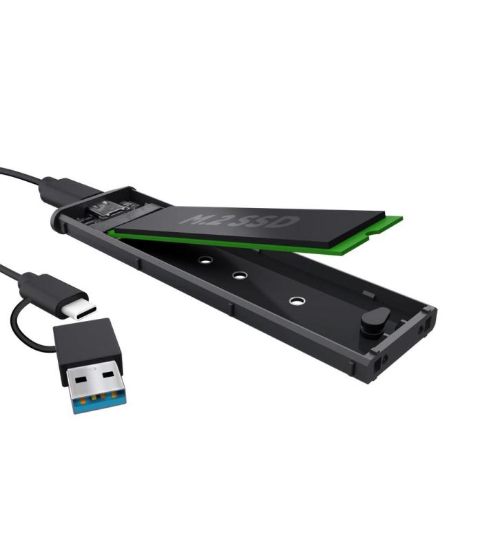 Caja Externa Para Disco SSD M.2 Trust 25806  USB 3.2 Gen2  Sin Tornillos