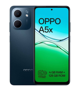 Smartphone Oppo A5x 4GB/ 128GB/ 6.67\'/ Negro Azul