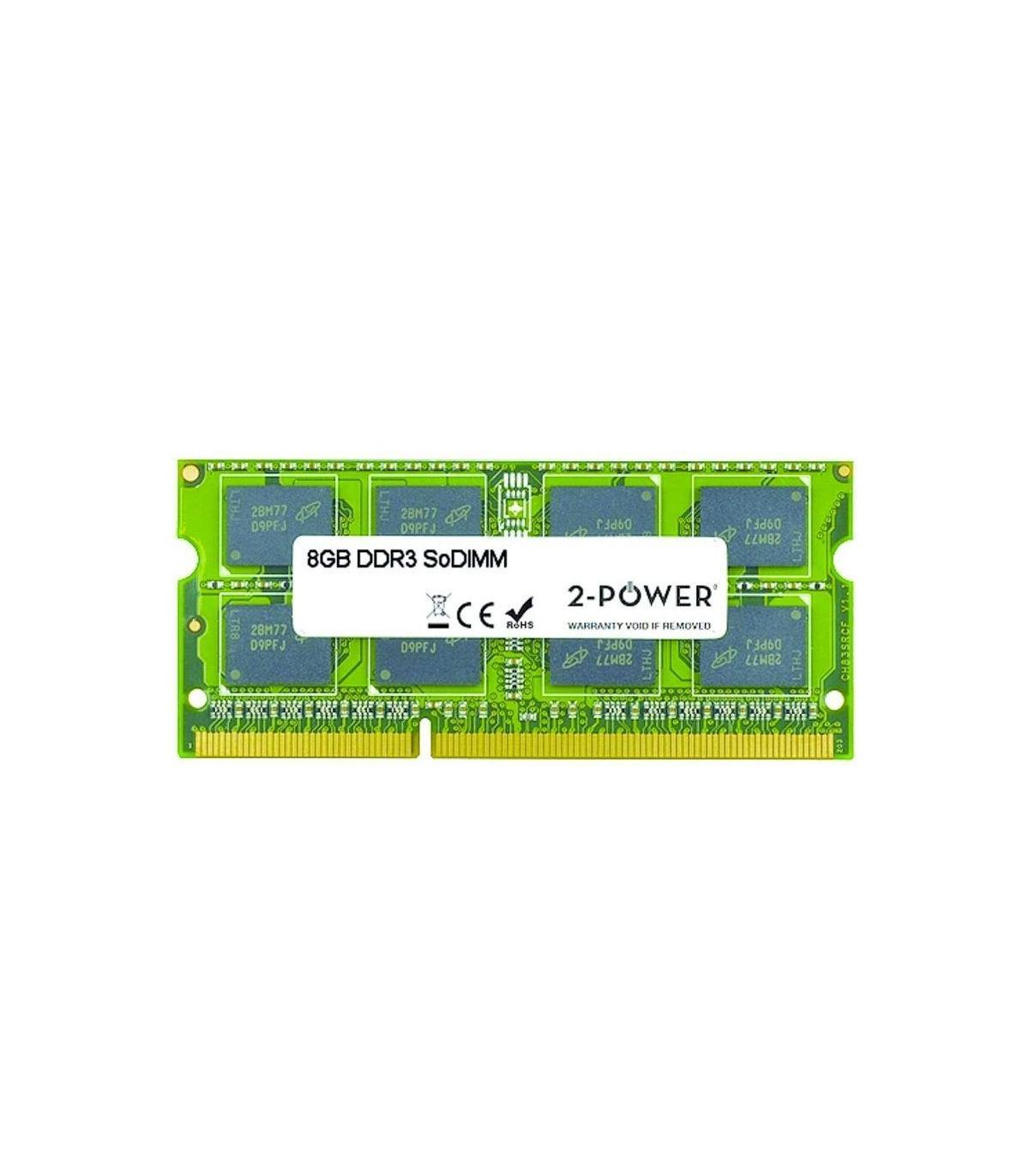 Memoria RAM 2-Power MultiSpeed 8GB/ DDR3L/ 1066/ 1333/ 1600MHz/ 1.35V/ CL7/9/11/ SODIMM