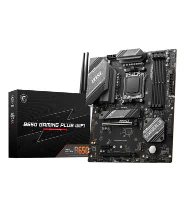 PLACA MSI B650 GAMING PLUS WIFI,AMD,AM5,B650,4DDR5,192GB,HDMI+DP,4SATA3+2M.2,2.5GBE+WIFI6E+BT5.3,11USB3.2,ATX