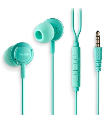 Auriculares Intrauditivos NGS Cross Drift/ con Micrfono/ Jack 3.5/ Verdes