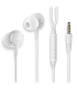 Auriculares Intrauditivos NGS Cross Drift/ con Micrfono/ Jack 3.5/ Blancos