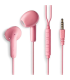 Auriculares Intrauditivos NGS Cross Flip/ con Micrfono/ Jack 3.5/ Rosas