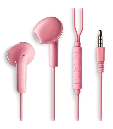 Auriculares Intrauditivos NGS Cross Flip/ con Micrfono/ Jack 3.5/ Rosas