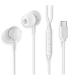 Auriculares Intrauditivos NGS Cross Step/ con Micrfono/ USB Tipo-C/ Blancos