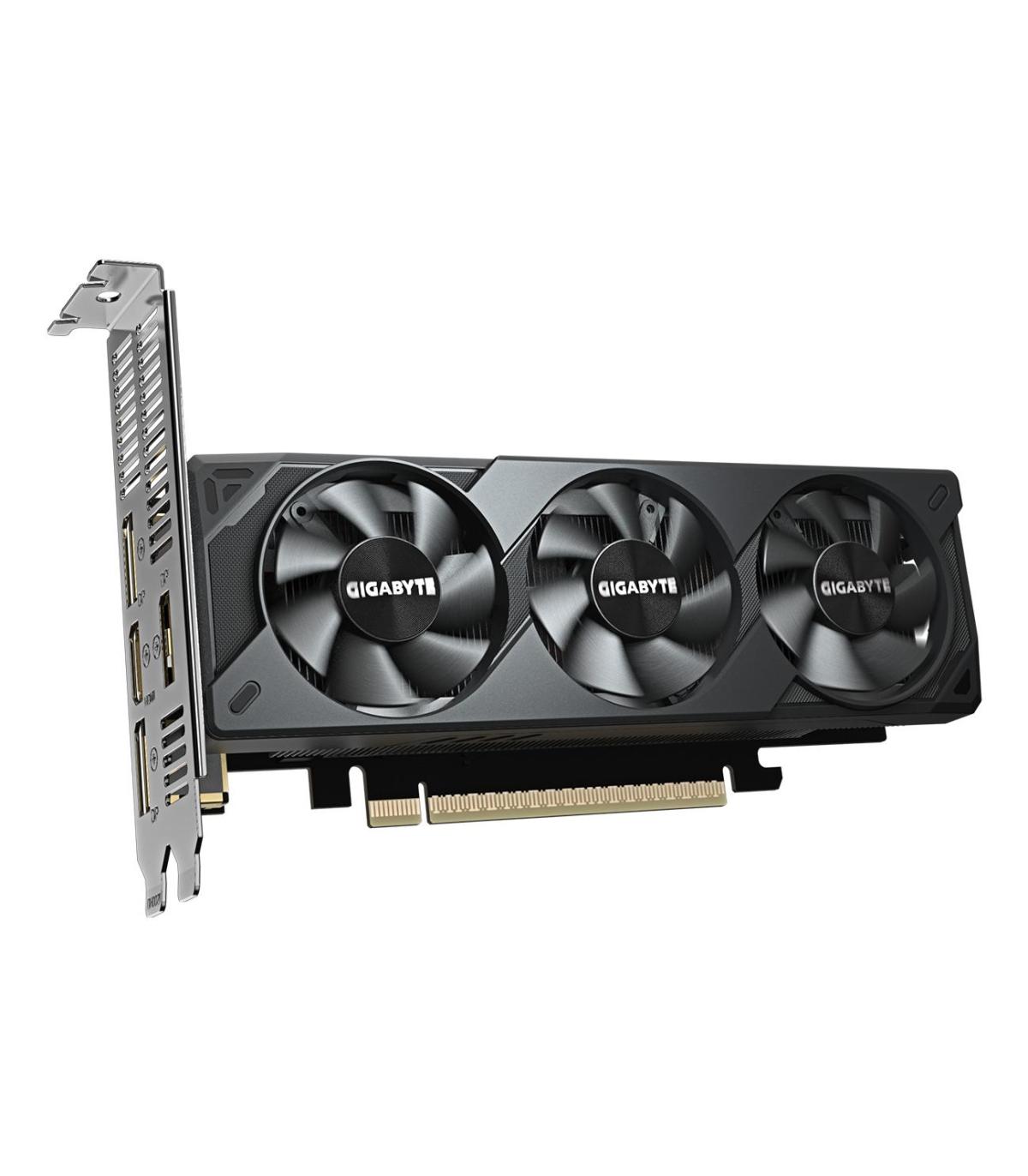 GIGABYTE GeForce RTX 5060 OC Low Profile 8G Tarjeta Grfica - 8GB GDDR7, 128bit, PCI-E 5.0, 2512 MHz Frecuencia Del Ncleo, 3 X Di