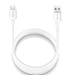 Cable USB 2.0 NGS ZYRO-AC/ USB Macho - USB Tipo-C Macho/ Hasta 15W/ 480Mbps/ 1m/ Blanco