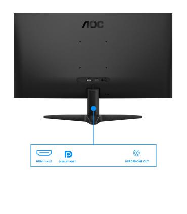 Monitor Gaming AOC 27B36X 27'  Full HD  0.5ms  180Hz  IPS  Negro