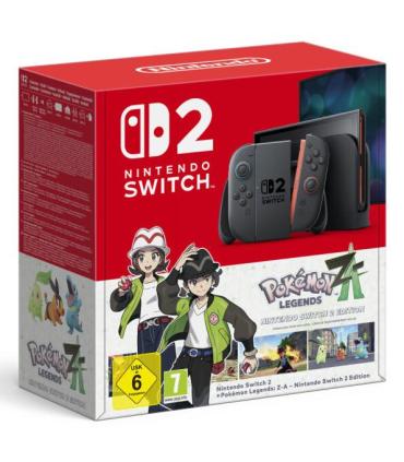 Nintendo Switch 2  Incluye Cdigo Juego Leyendas Pokmon  Z-A Nintendo Switch 2 Edition