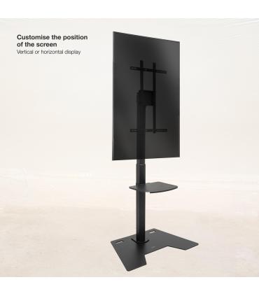 Soporte De Suelo Rotatorio Ajustable TooQ FS2284M-B Para TV De 37-70'  Hasta 70kg