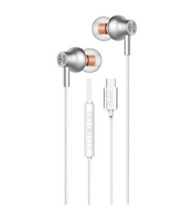 Auriculares Intrauditivos Qubo AU-300C/ con Micrfono/ USB Tipo-C/ Blancos