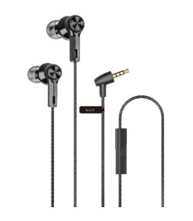 Auriculares Intrauditivos Qubo EB-100/ con Micrfono/ Jack 3.5/ Negros