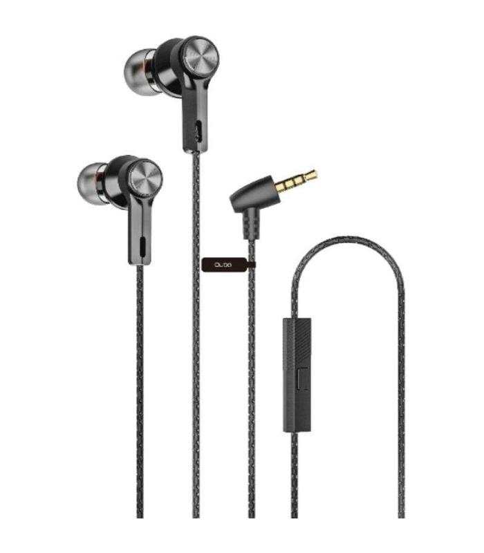 Auriculares Intrauditivos Qubo EB-100/ con Micrfono/ Jack 3.5/ Grises