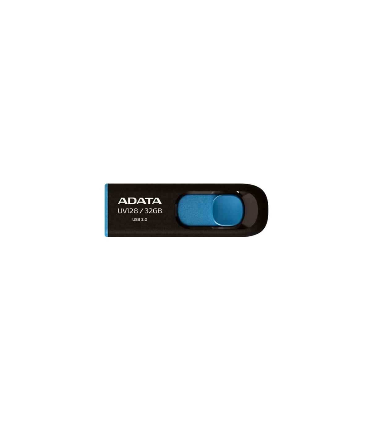 ADATA Lapiz Usb UV128 128GB USB 3.2 Negro Azul