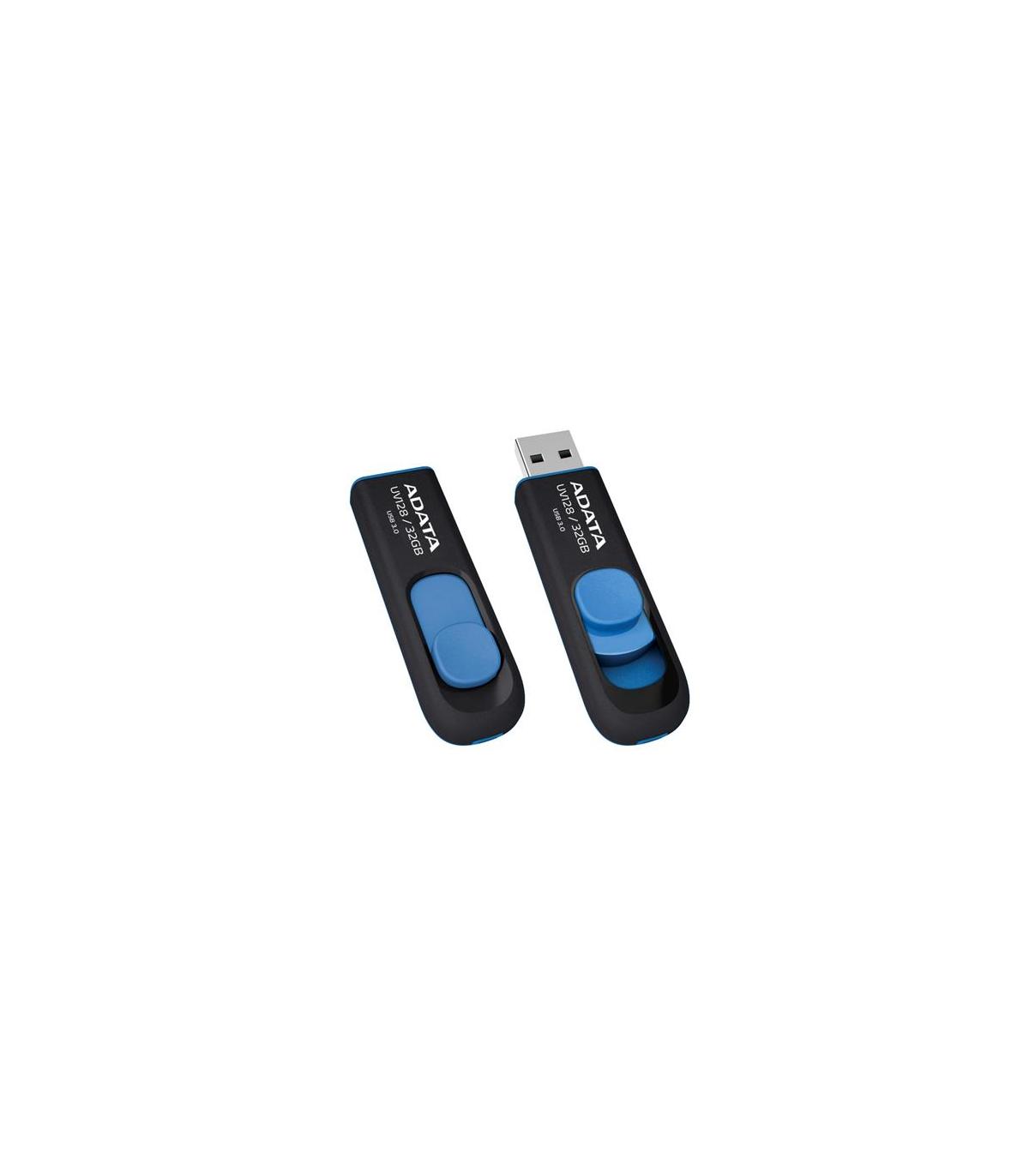 ADATA Lapiz Usb UV128 128GB USB 3.2 Negro Azul