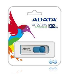 ADATA Lapiz Usb C008 32GB USB 2.0 Blanco Azul