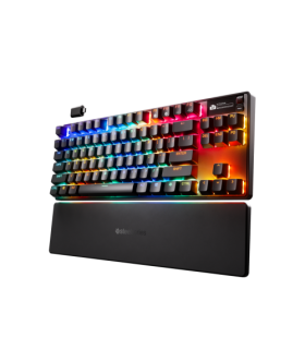 Steelseries APEX PRO TKL WIRELESS GEN 3 teclado Juego USB + RF Wireless + Bluetooth Ingls de EE. UU. Negro