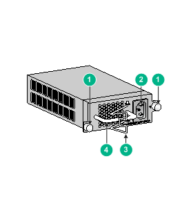 H3C - PSR75-12A-GL - 75W AC PLUGGABLE POWER SUPPLY MODULE