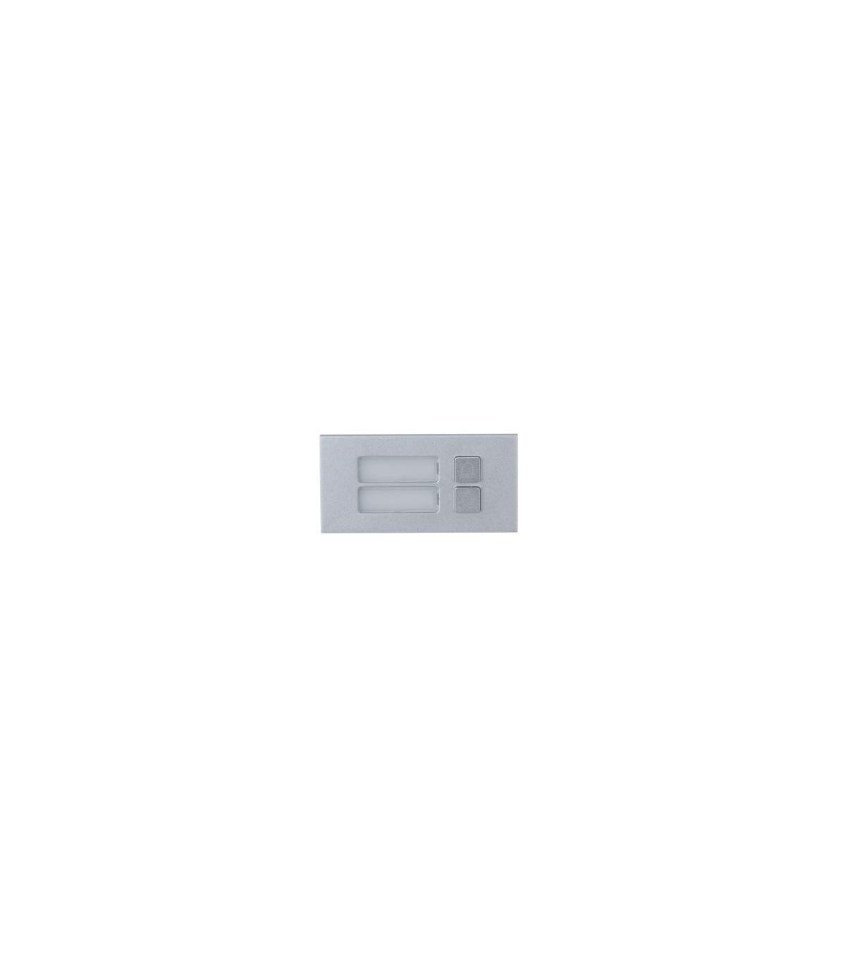 (DHI-VTO4202F-MB2) DAHUA MDULO CON 2 BOTONES PARA VIDEOPORTERO EXTERIOR MODULAR SERIE VTO4202F 50X100MM