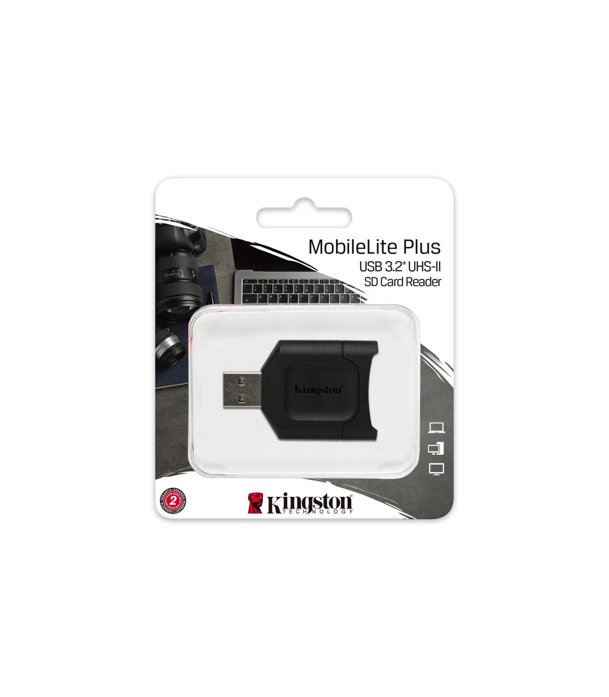 Lector De Tarjetas Externo Kingston MobileLite Plus SD  USB 3.2