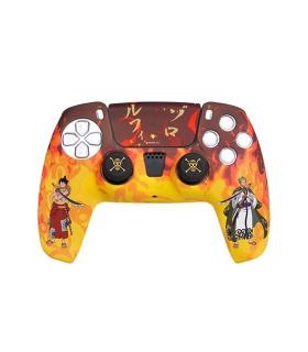 KIT FUNDA+GRIPS+STICKER MANDO PS5 BLADE  ONE PIECE